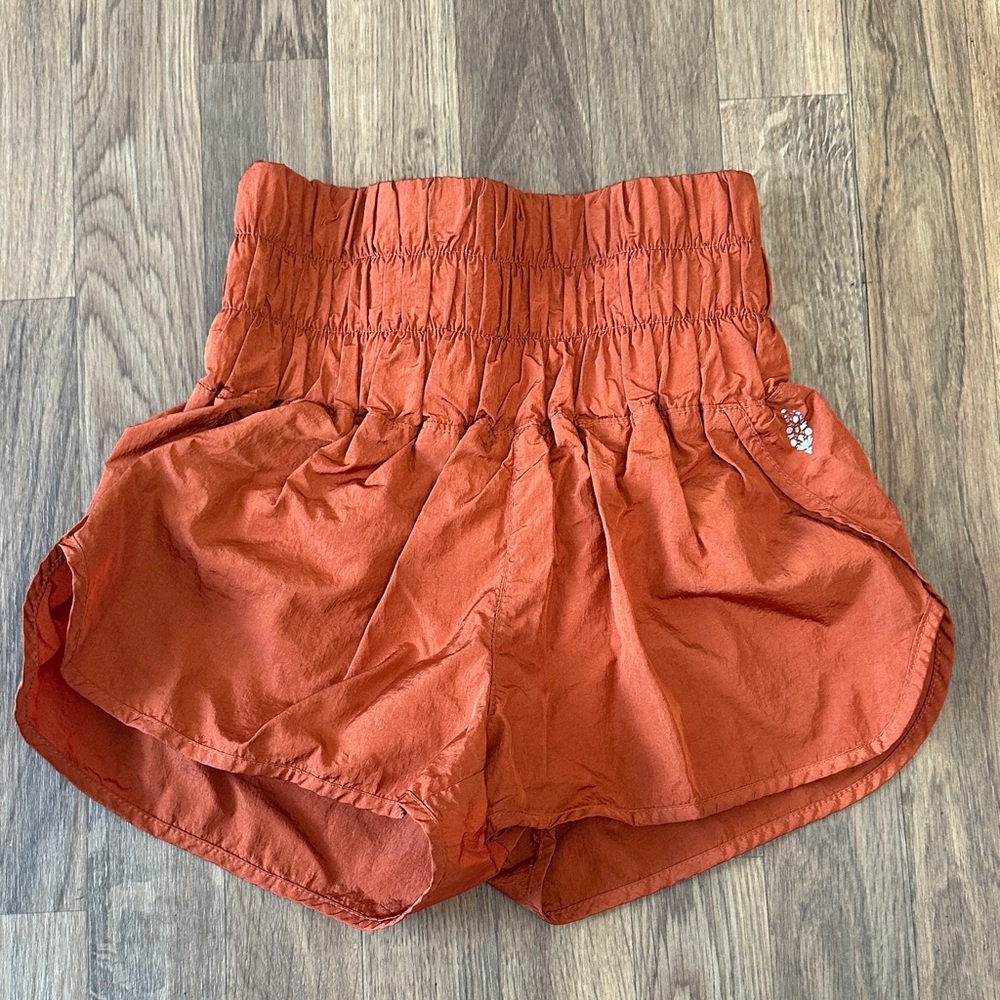 FP Movement Orange The Way Home Run Shorts